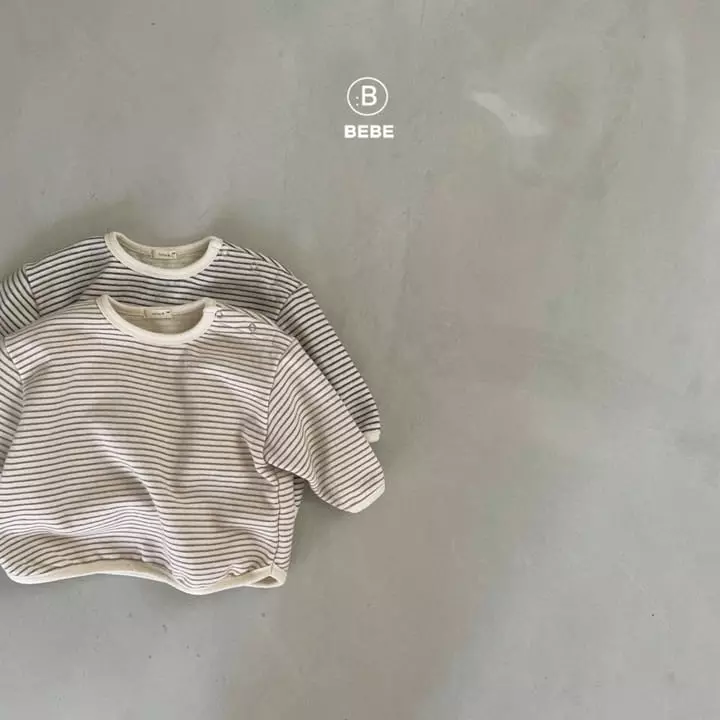 Bella Bambina - Korean Baby Fashion - #babyboutique - Bebe Banban Stripes Tee - 3