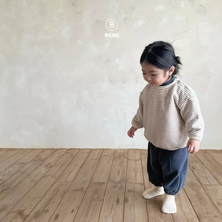 Bella Bambina - Korean Baby Fashion - #babyfashion - Bebe Banban Stripes Tee - 6