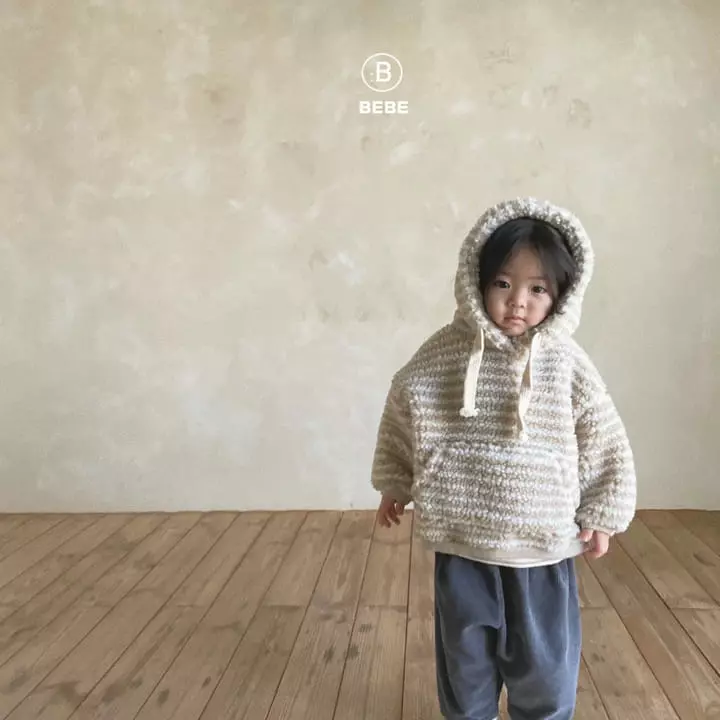 Bella Bambina - Korean Baby Fashion - #babyfever - Bebe Stripes Dumble Hoody - 10