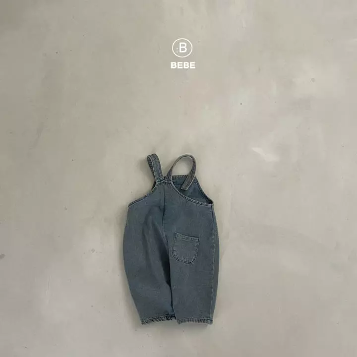 Bella Bambina - Korean Baby Fashion - #babyfever - Bebe Denim Bodysuit - 2