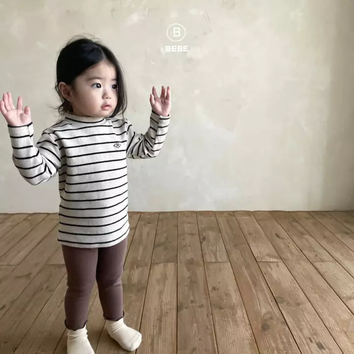 Bella Bambina - Korean Baby Fashion - #babyootd - Bebe My Stripes Tee - 9
