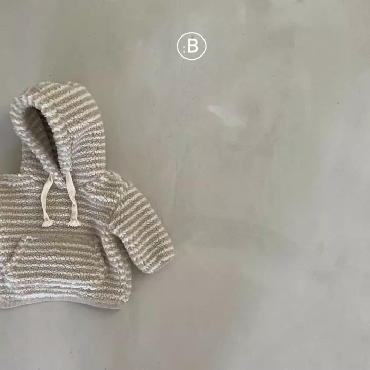 Bella Bambina - Korean Baby Fashion - #babyoutfit - Bebe Stripes Dumble Hoody