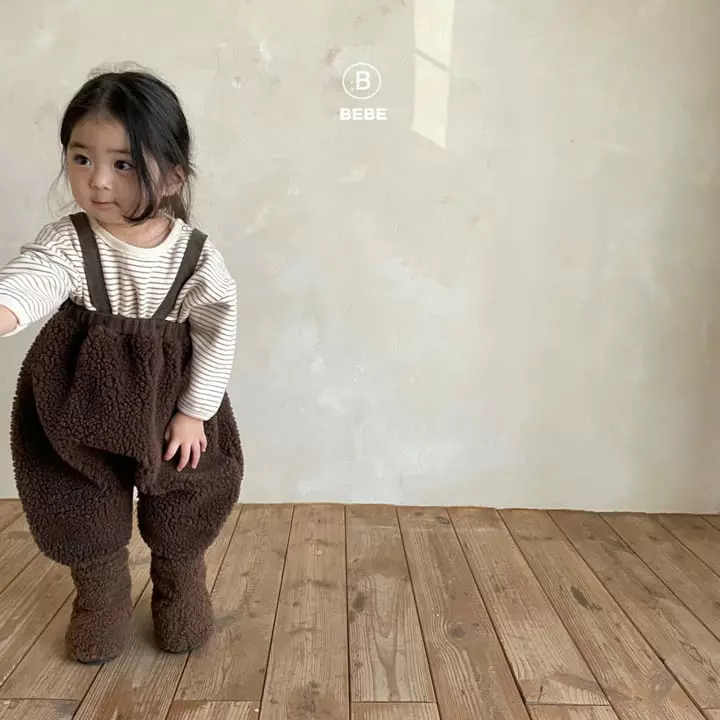 Bella Bambina - Korean Baby Fashion - #babyoutfit - Bebe Banban Stripes Tee - 12