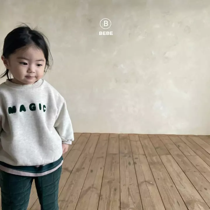 Bella Bambina - Korean Baby Fashion - #babyoutfit - Bebe Mini Sweatshirt - 5