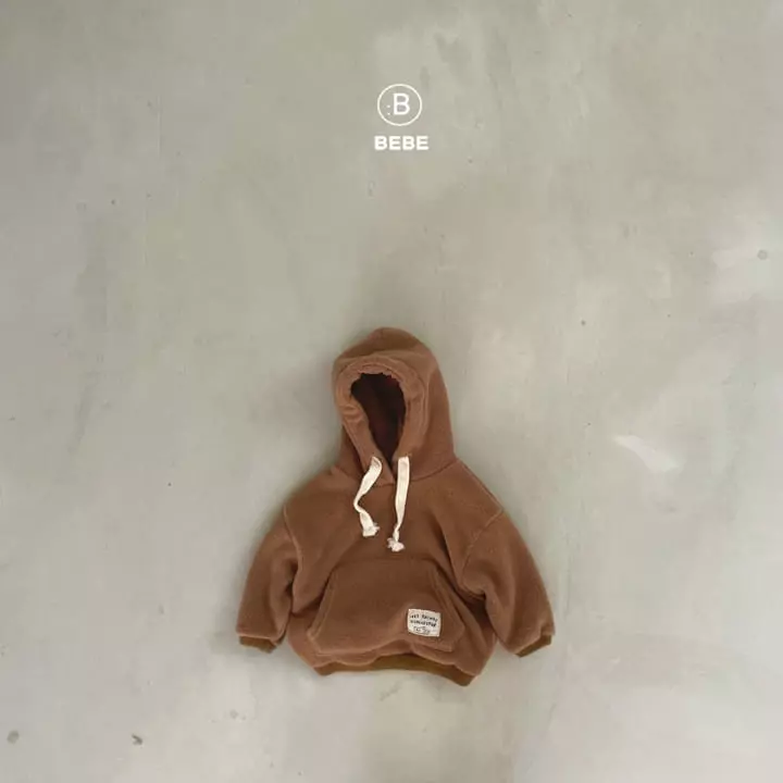 Bella Bambina - Korean Baby Fashion - #babyootd - Bebe Warm Hoody Tee - 4