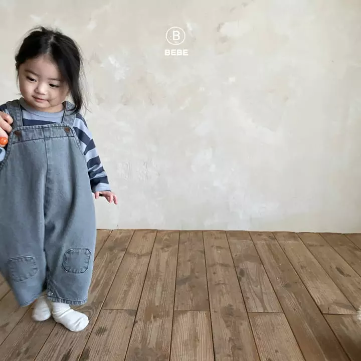 Bella Bambina - Korean Baby Fashion - #babyoutfit - Bebe Denim Bodysuit - 8