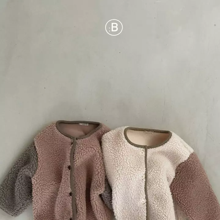 Bella Bambina - Korean Baby Fashion - #onlinebabyboutique - Bebe Choco Color Dumble Jacket