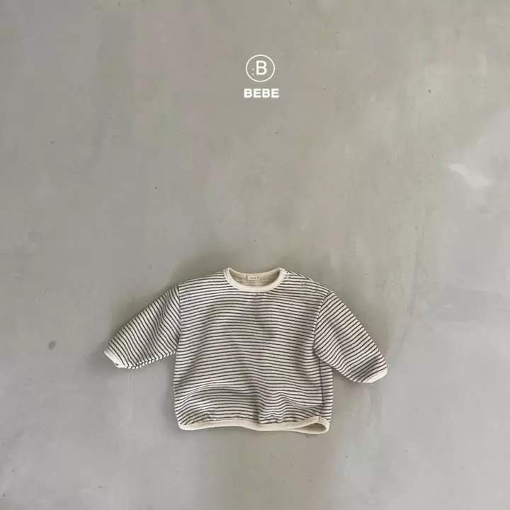 Bella Bambina - Korean Baby Fashion - #smilingbaby - Bebe Banban Stripes Tee - 2
