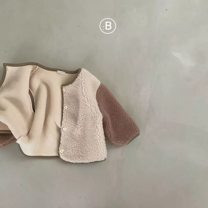 Bella Bambina - Korean Baby Fashion - #smilingbaby - Bebe Choco Color Dumble Jacket - 3