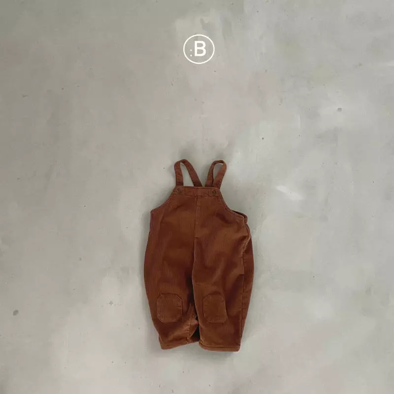 Bella Bambina - Korean Children Fashion - #childofig - Rib Dungarees Pants - 2