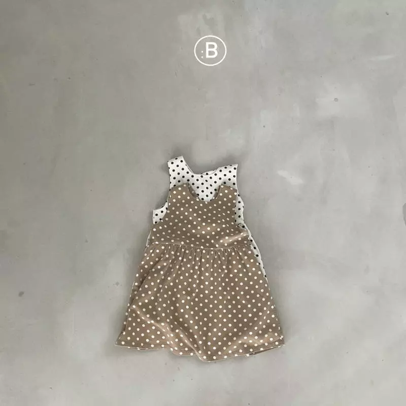 Bella Bambina - Korean Children Fashion - #childofig - Dot Back Dungaree One-piece