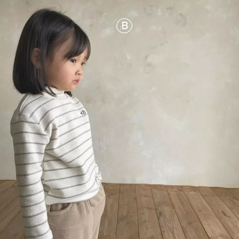 Bella Bambina - Korean Children Fashion - #childrensboutique - My Stripes Turtleneck Tee - 8