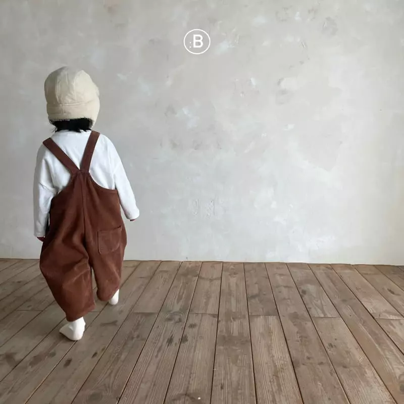 Bella Bambina - Korean Children Fashion - #kidsshorts - Rib Dungarees Pants - 7