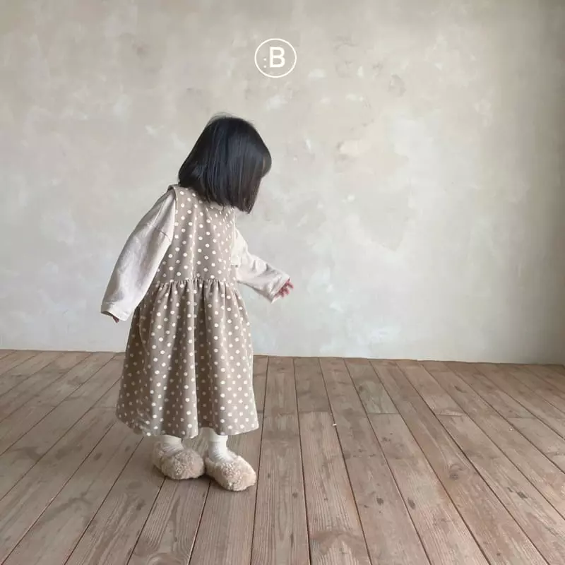 Bella Bambina - Korean Children Fashion - #kidsshorts - Dot Back Dungaree One-piece - 7