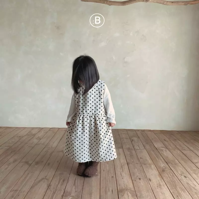 Bella Bambina - Korean Children Fashion - #kidsstore - Dot Back Dungaree One-piece - 8