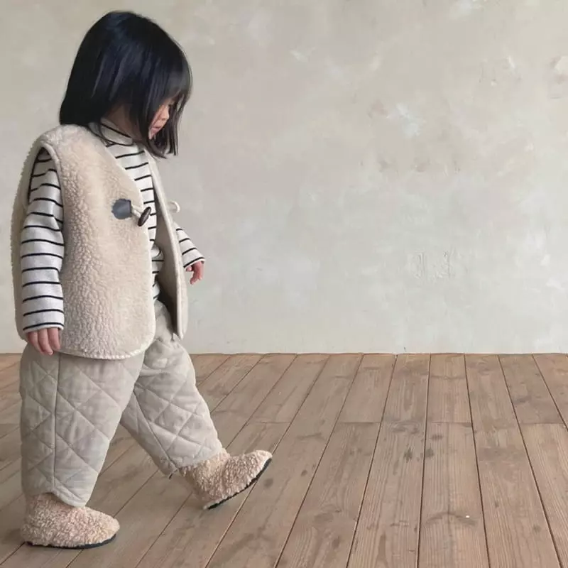 Bella Bambina - Korean Children Fashion - #kidsstore - Quilting Piping Pants - 4