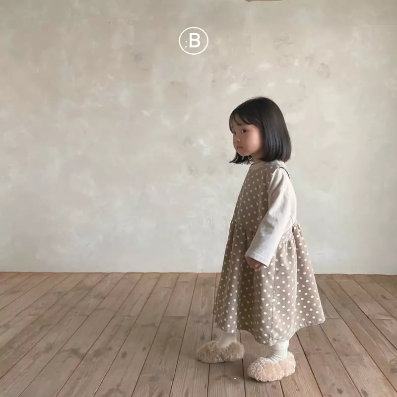 Bella Bambina - Korean Children Fashion - #kidzfashiontrend - Dot Back Dungaree One-piece - 9