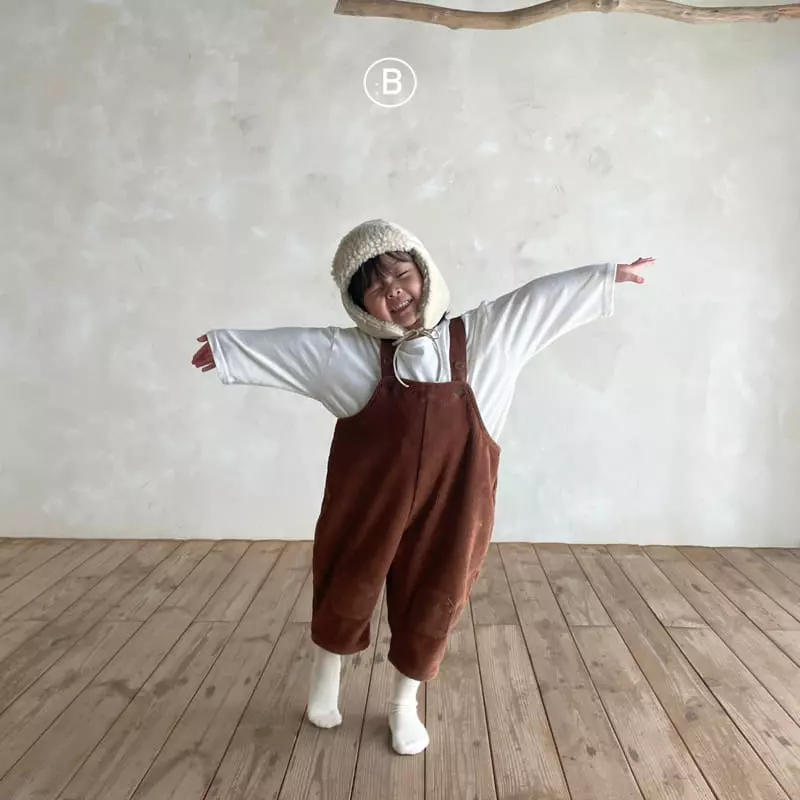 Bella Bambina - Korean Children Fashion - #littlefashionista - Rib Dungarees Pants - 11
