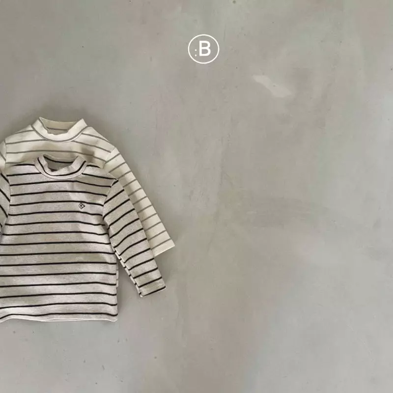 Bella Bambina - Korean Children Fashion - #magicofchildhood - My Stripes Turtleneck Tee