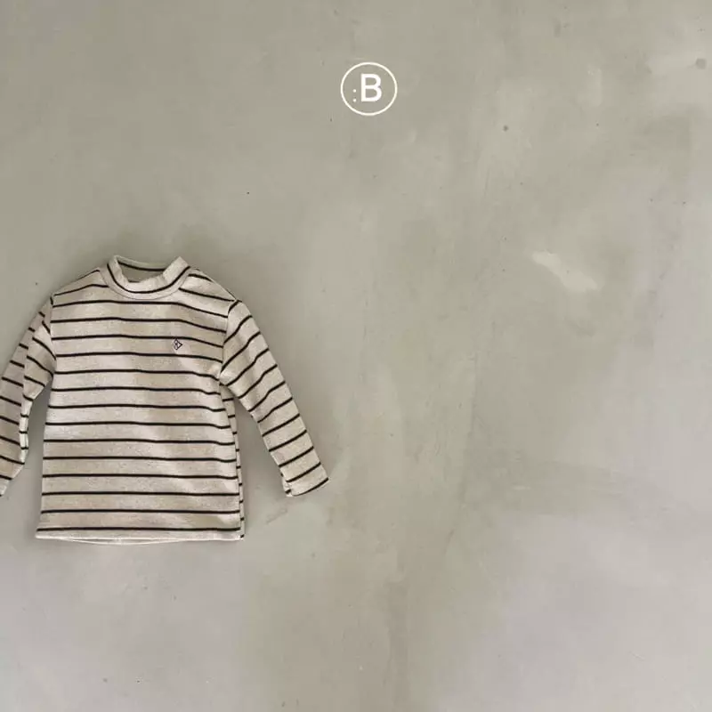 Bella Bambina - Korean Children Fashion - #minifashionista - My Stripes Turtleneck Tee - 2