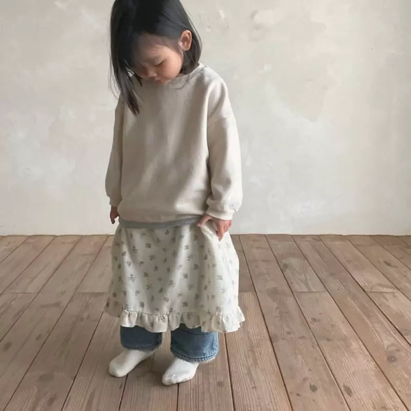 Bella Bambina - Korean Children Fashion - #prettylittlegirls - Under Piping Sweatshirt - 7