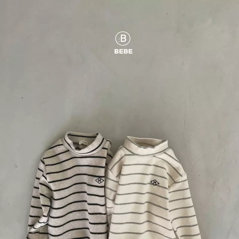 Bella Bambina - Korean Children Fashion - #prettylittlegirls - My Stripes Turtleneck Tee - 4