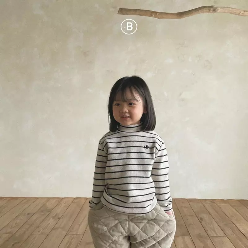 Bella Bambina - Korean Children Fashion - #toddlerclothing - My Stripes Turtleneck Tee - 5