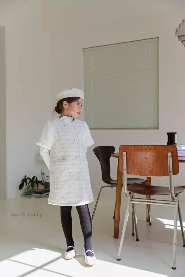 Berry Berry - Korean Children Fashion - #Kfashion4kids - Pu Twid One-piece - 9