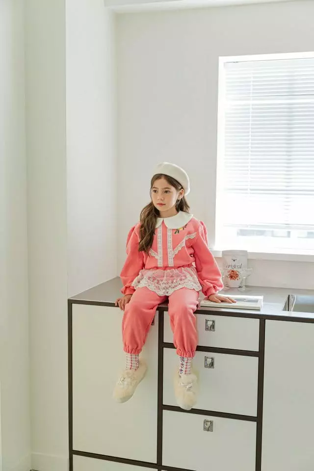 Berry Berry - Korean Children Fashion - #childrensboutique - Dong Beak Flower Sweatshirt - 9