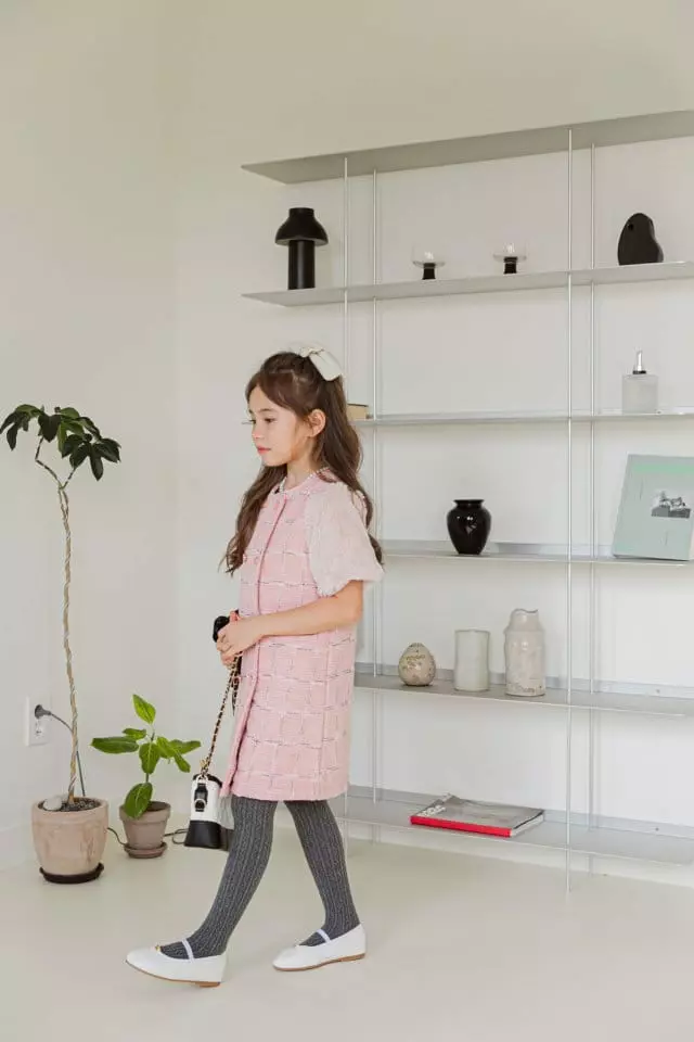 Berry Berry - Korean Children Fashion - #childrensboutique - Pu Twid One-piece - 2