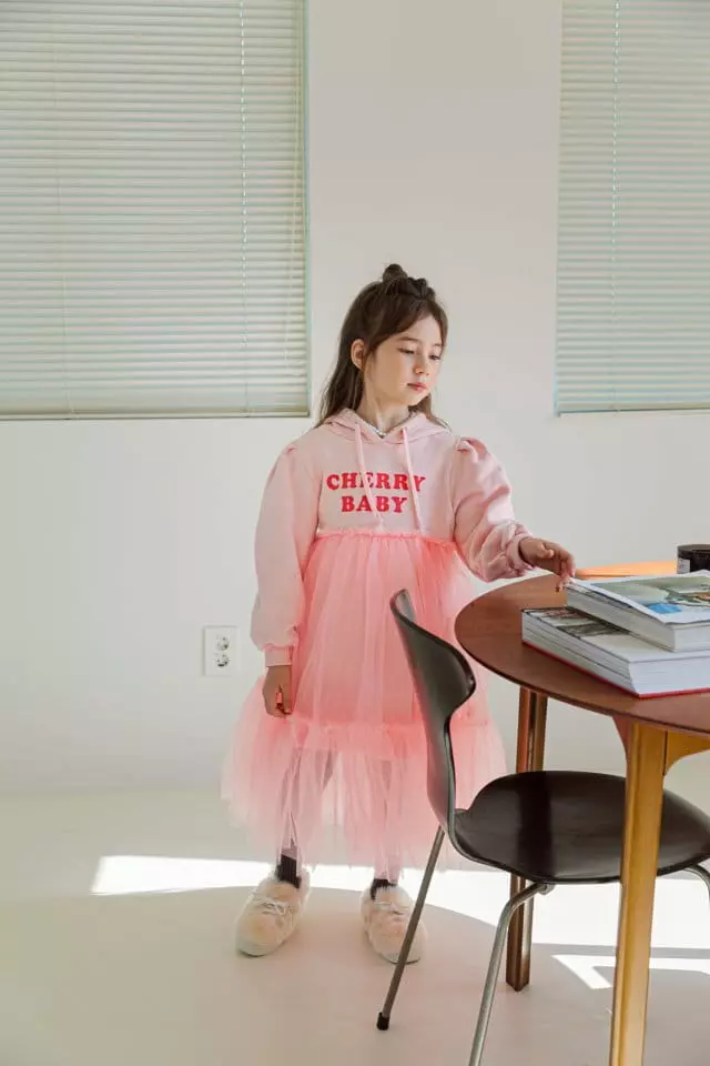 Berry Berry - Korean Children Fashion - #childrensboutique - Cherry Baby Hoody One-piece