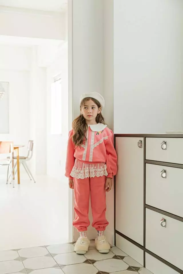 Berry Berry - Korean Children Fashion - #designkidswear - Dong Beak Flower Sweatshirt - 10