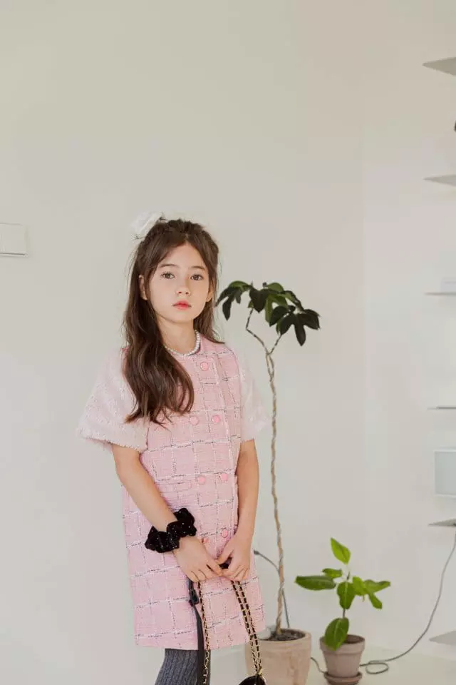 Berry Berry - Korean Children Fashion - #designkidswear - Pu Twid One-piece - 4