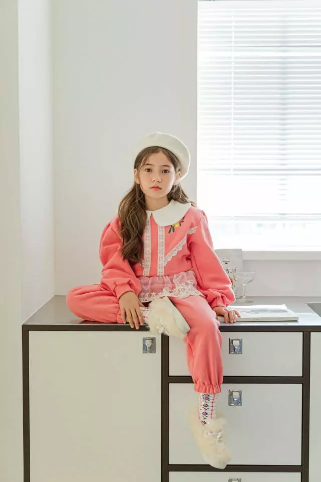 Berry Berry - Korean Children Fashion - #fashionkids - Dong Beak Flower Sweatshirt - 12