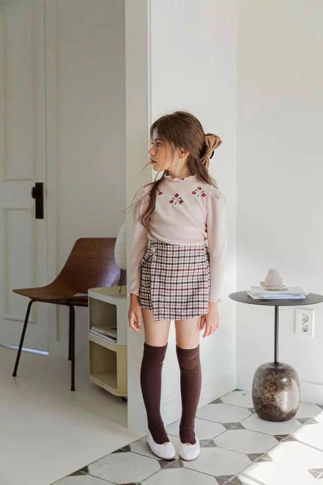 Berry Berry - Korean Children Fashion - #kidsshorts - Flower Tee - 11