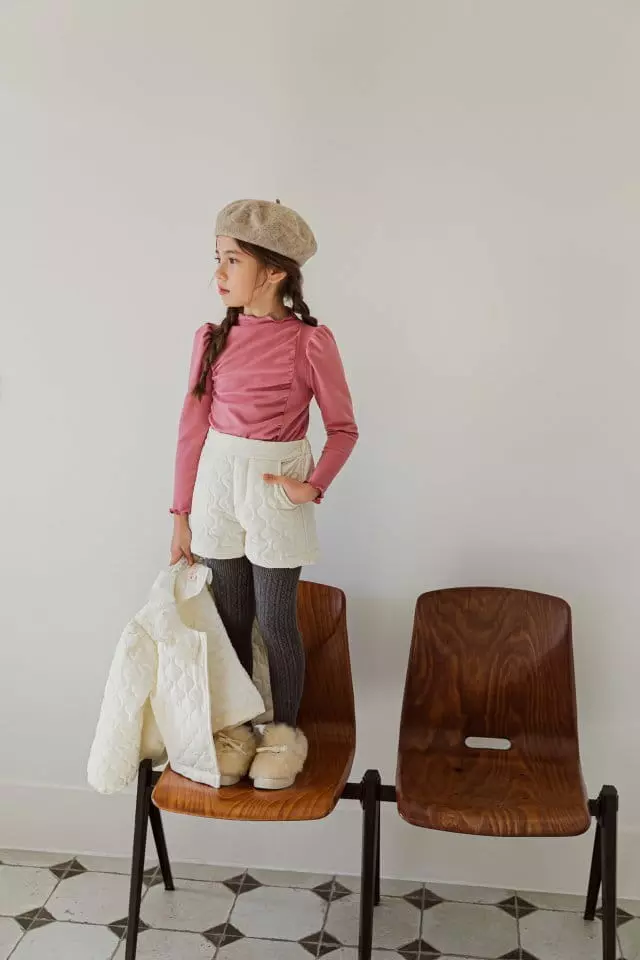 Berry Berry - Korean Children Fashion - #kidsshorts - Shirring Tee - 12