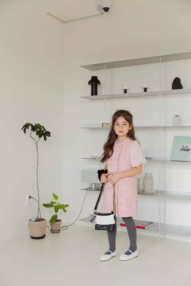 Berry Berry - Korean Children Fashion - #kidsshorts - Pu Twid One-piece - 6
