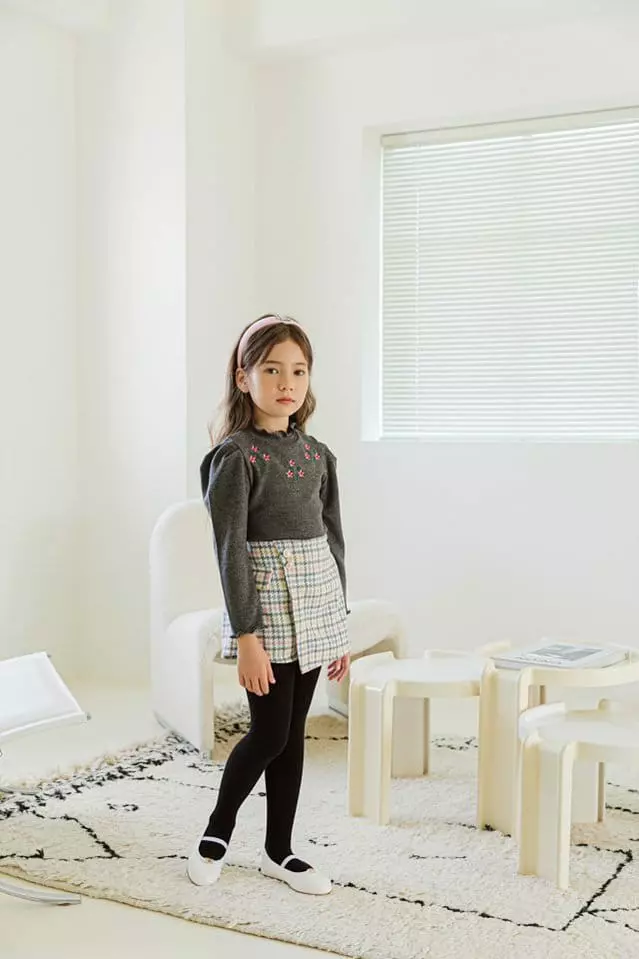 Berry Berry - Korean Children Fashion - #prettylittlegirls - Mijou Wrap Skirt Pants - 5