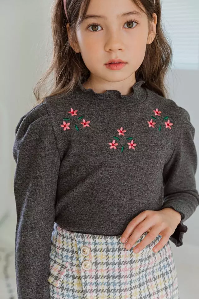 Berry Berry - Korean Children Fashion - #todddlerfashion - Flower Tee - 3