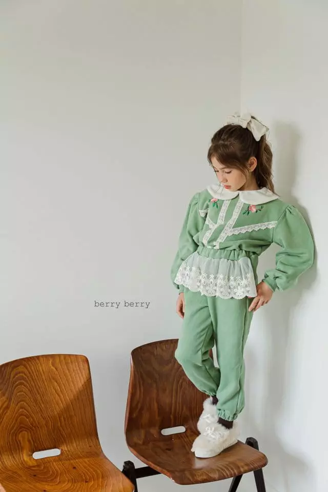 Berry Berry - Korean Children Fashion - #toddlerclothing - Dong Beak Flower Sweatshirt - 6