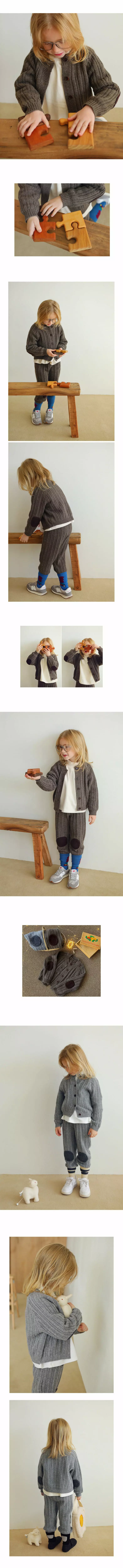 Bien a Bien - Korean Children Fashion - #designkidswear - Bagello Knit Cardigan - 3