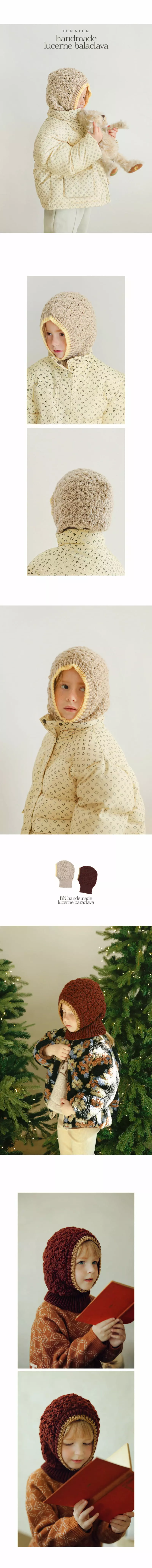 Bien a Bien - Korean Children Fashion - #designkidswear - Quilting Lucheren Baraclava - 2