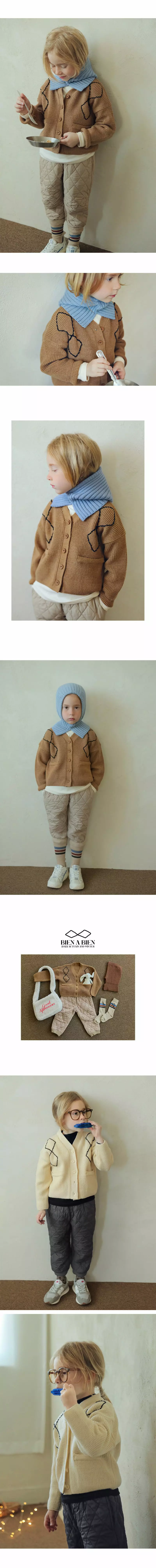 Bien a Bien - Korean Children Fashion - #discoveringself - Billde Knit Cardigan - 2