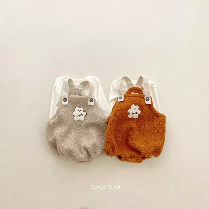Black Bean - Korean Baby Fashion - #babyclothing - Pooh Bebe Top Bottom Set - 2
