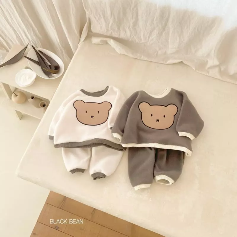 Black Bean - Korean Baby Fashion - #babyclothing - Poly Bebe Top Bottom Set