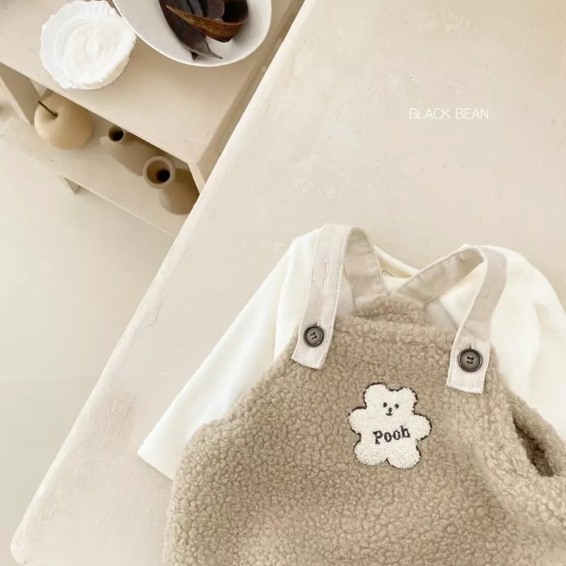 Black Bean - Korean Baby Fashion - #babyfashion - Pooh Bebe Top Bottom Set - 4