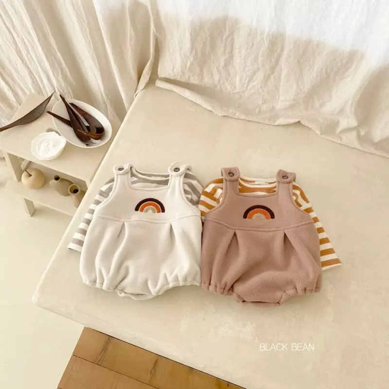 Black Bean - Korean Baby Fashion - #babygirlfashion - Bookle Bebe Top Bottom Set - 6