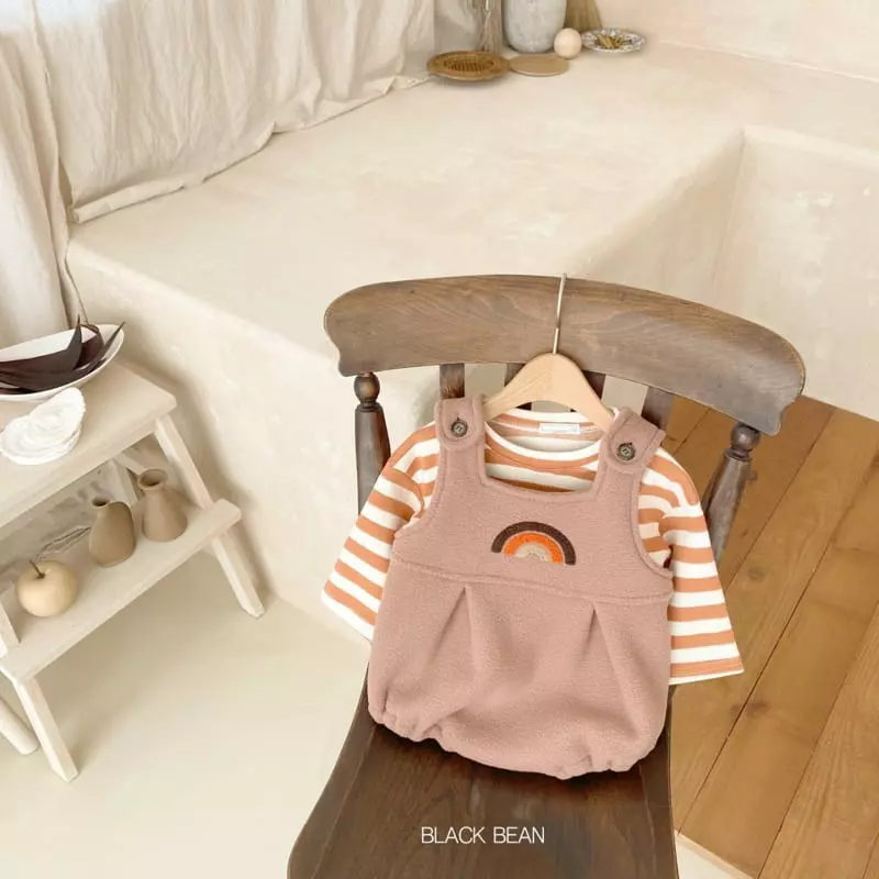Black Bean - Korean Baby Fashion - #babylifestyle - Bookle Bebe Top Bottom Set - 7