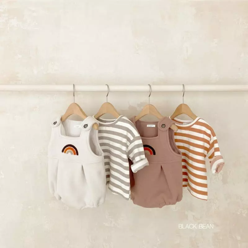 Black Bean - Korean Baby Fashion - #babyoninstagram - Bookle Bebe Top Bottom Set - 8