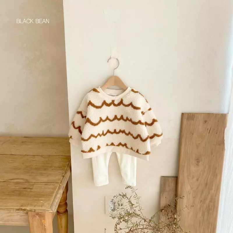 Black Bean - Korean Baby Fashion - #babyoninstagram - My Bbogle Bebe Top Bottom Set - 5